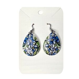 Floral Teardrop Earrings